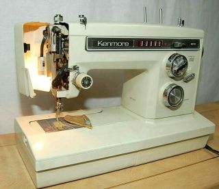 Kenmore Vintage Sewing Machine Sears Model 158.  19412 2