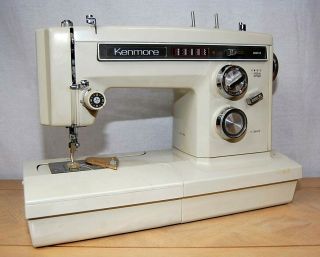 Kenmore Vintage Sewing Machine Sears Model 158.  19412 5