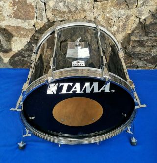 Vintage Tama Rockstar - Dx 22 " X 16 " Bass Drum In Black Made In Japan From 1980 