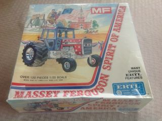 Vintage Ertl Massey Ferguson 1155 Tractor Spirit Of 76 Model Kit Mib Farm Toys