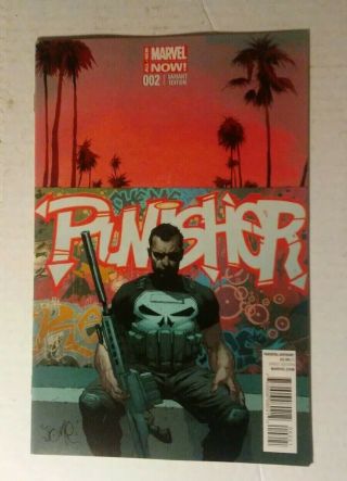 Punisher 2 Jerome Opena 1:50 Variant Marvel 2014 Rare Hot Cover