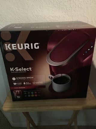 Keurig K - Select Single Serve Brewer In Vintage Red