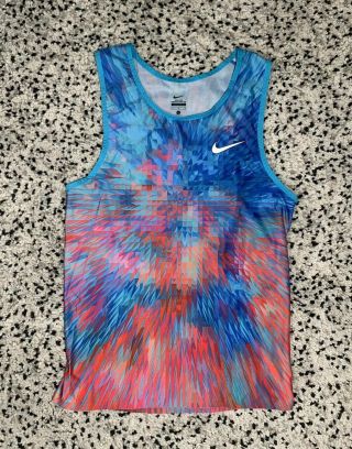 Nike Pro Elite 2017 Turbo Tank Top Track And Field Rare Team Issue Size L