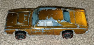 1968 Hot Wheels Red Line Custom Dodge Charger Copper Honey Gold Rare Vintage Htf