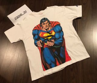 Superman Shirt Doomsday Dc Vtg Xl 1994 Comics Movie Justice League Batman Marvel
