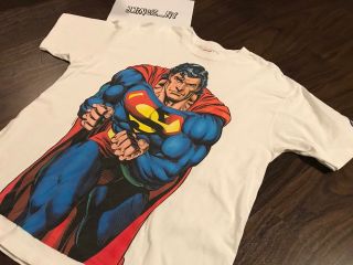 SUPERMAN SHIRT DOOMSDAY DC VTG XL 1994 comics movie justice league batman marvel 3