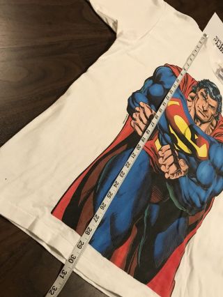 SUPERMAN SHIRT DOOMSDAY DC VTG XL 1994 comics movie justice league batman marvel 8