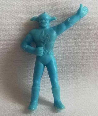 Vintage Flash Hero Miniature Blue Figure Premiums Yupi Colombia
