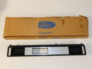 Nos Vtg 74 75 76 77 78 Ford Mustang Ii Cobra Aluminum Dash Trim Panel With A/c