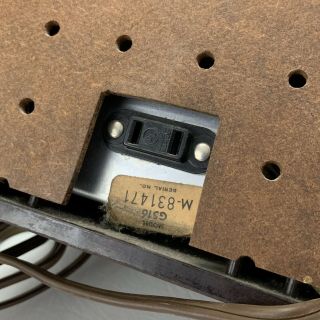 Vintage Zenith Tube Radio Mod G516 Owl Eyes 2 Clocks Oddball Bakelite 5