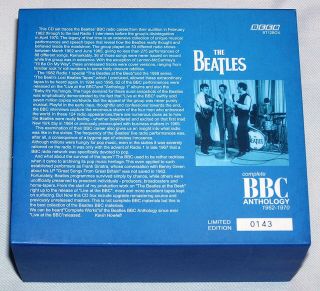 BEATLES - Complete BBC Anthology 1962 - 1970 12CD Limited Box w/ slipcase RARE 2