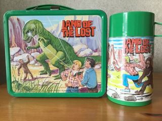 Vintage 1975 Land Of The Lost Lunchbox And Thermos