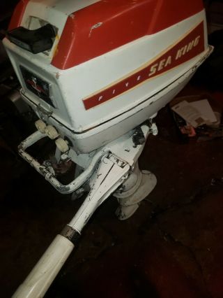 Vintage Sea King 5 Hp Outboard Boat Motor