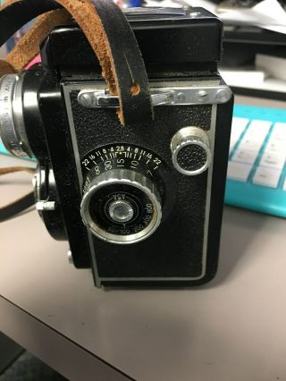 Vintage Junior Primo Box Camera Model 1 w/ Handle,  Comes With Straps/case 2