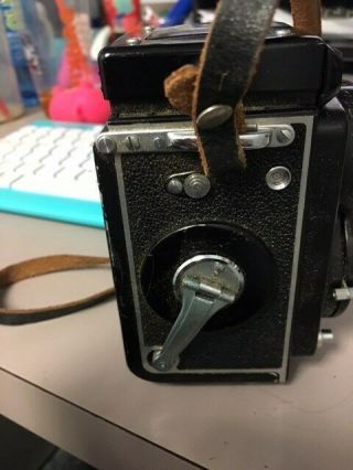 Vintage Junior Primo Box Camera Model 1 w/ Handle,  Comes With Straps/case 5