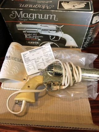 Vintage Magnum 357 Hair Dryer Open Box