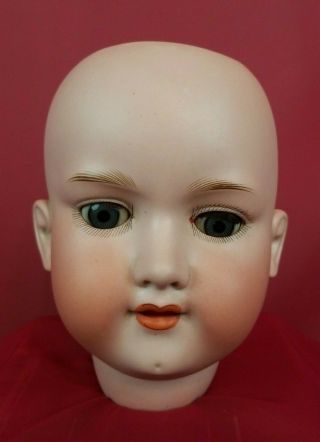 Antique German Bisque Doll Socket Head Armand Marseille 390 A12m Blue Eye