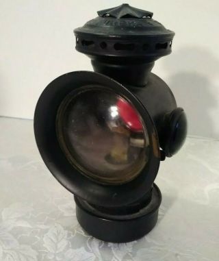 Vintage Dietz Eureka Cowl Head Light Buggy Lantern Kerosene Lamp