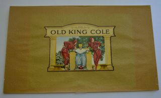 Vintage Maxfield Parrish Cigar Label For Old King Cole Cigars