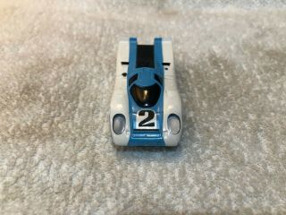 AFX Rare European Version Flamethrower White with Blue Striped Porsche 917 3