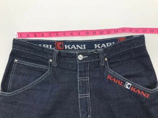 Vtg 90’s KARL KANI Baggy Hip Hop Rap Jeans Pants Sz.  34 8