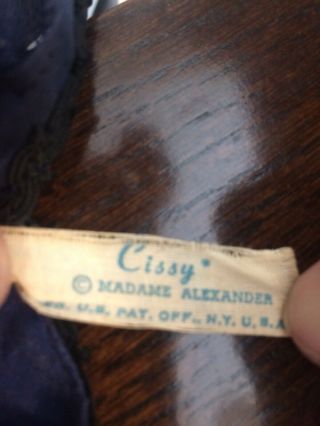 Vintage 1950’s Madame Alexander Cissy Doll TLC 4