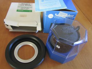 Vintage Schneider Componon - S 5.  6/100mm Enlarging Lens,  & Philips Pcb 130 Mount