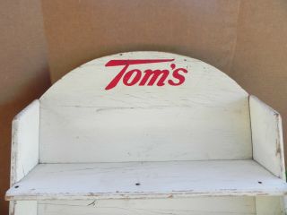 Toms peanuts,  vintage wooden three tier display 7