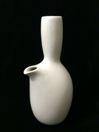 Vtg Russel Wright Modern Iroquois Casual China Sugar White Wine Carafe,  10 1/4 "
