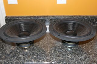 Vintage 10 " Pioneer Pair Hpm - 40 Replacement Woofers 25 - 730a - 1 Perfect