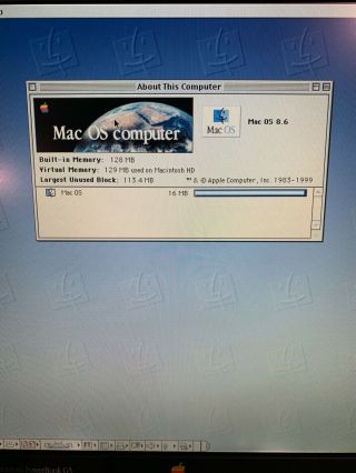 VINTAGE Apple Macintosh PowerBook G3 Series laptop 6