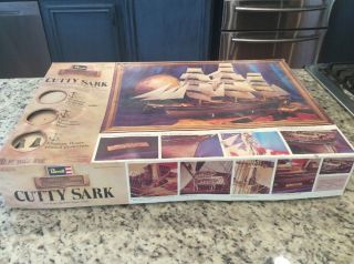 Vintage 1978 Revell Museum Classics Cutty Sark Very Lg Scale Kit Contents