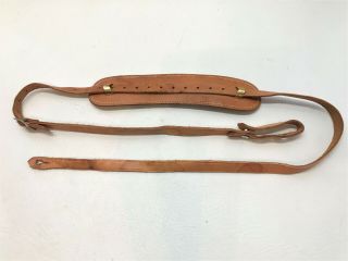 Vintage 1950s Gibson Leather Guitar Strap