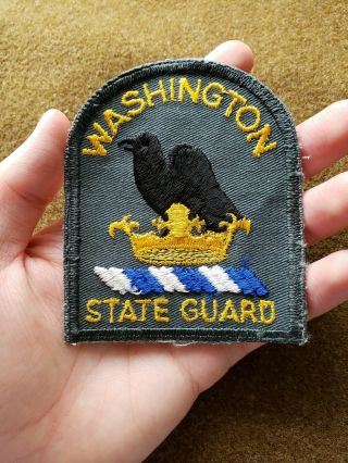 Wwii Us Army Washington State National Guard Patch