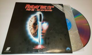 Friday The 13th Part 7 The Blood Laserdisc Vintage Very Rare 1988 Horror