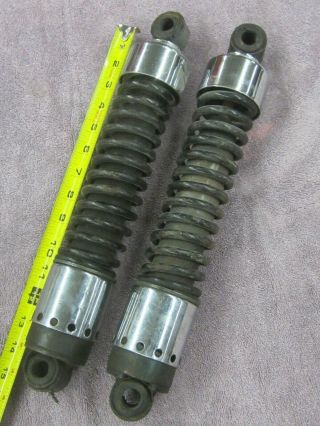 Vintage Oem 1969 Harley Ironhead Sportster 14 - 1/2” Rear Shocks