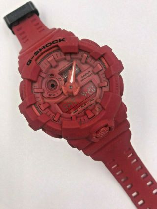Casio G - shock Ga - 735c - 4er 35th Anniversary Red out Edition Watch RARE 2