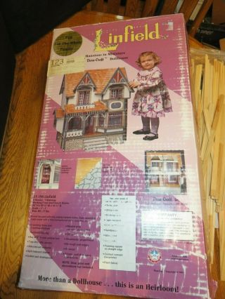 Dura Craft Linfield Mansions 1994 Miniature Doll House Kit Ln 190 Open Box