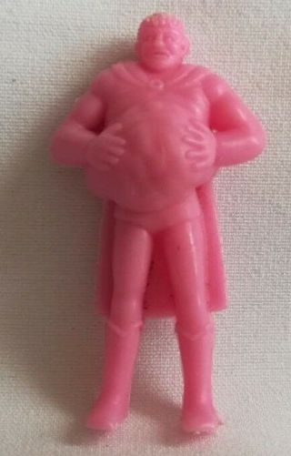 Vintage Superman Miniature Pink Figure Premiums Yupi Colombia