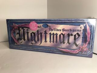Vintage Nightmare Video Board Game Vhs Cp 70 Chieftain 1991 Adult Scary