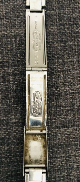 Vintage Rolex Oyster Riveted Stainless Steel Bracelet 19mm 1960’s 6