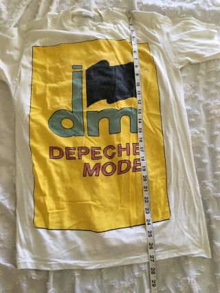 Vtg DEPECHE MODE 1986 Black Celebration Tour T - Shirt Single Stitch 80’s Mens XL 5