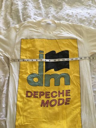 Vtg DEPECHE MODE 1986 Black Celebration Tour T - Shirt Single Stitch 80’s Mens XL 6