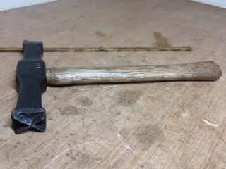 Vintage Log Marking Hammer “x” Logging Stamping Hammer