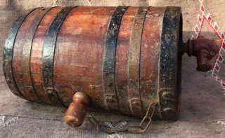 Craft Handmade Vintage Gallon Oak WOODEN Europe Rum Whiskey Barrel Beer Keg 3