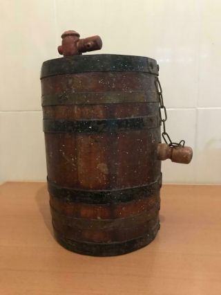 Craft Handmade Vintage Gallon Oak WOODEN Europe Rum Whiskey Barrel Beer Keg 7