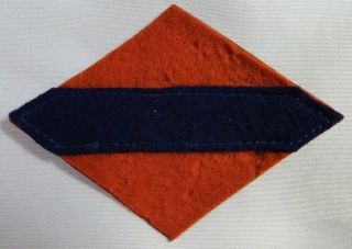 Vintage 1940s Wwii First 1st Canadian Army Stitched Wool Felt Patch