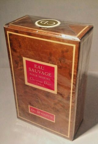 Mega Rare Dior Eau Sauvage Pre - Barcode Vintage First Edition 80s
