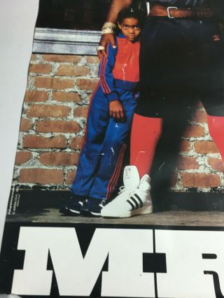 Rare Vintage 1983 Mr T ADIDAS Shop Poster Trefoil Hip Hop A Team Track Suit Shoe 6