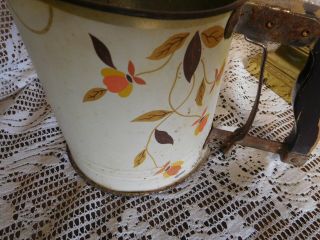 RARE Vintage Hall Jewel Tea/Autumn Leaf Flour Sifter 5
